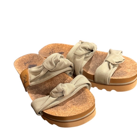 Reef Women's knotty green Sandals slipper slide size 8 - Picture 2 of 9